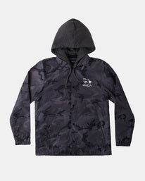 ISLAND HEX COACHES JACKET - BKC