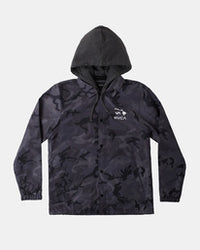 ISLAND HEX COACHES JACKET - BKC