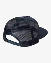 RVCA VA ATW PRINT TRUCKER HAT - DKN
