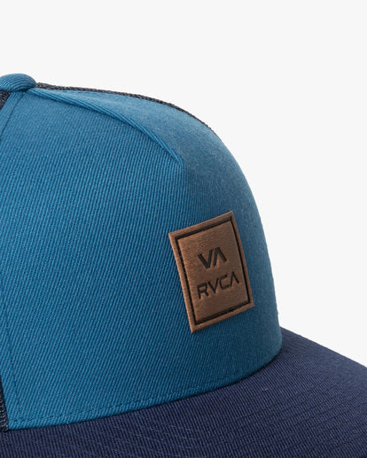 RVCA VA ALL THE WAY CURVED BRIM TRUCKER HAT - FRB
