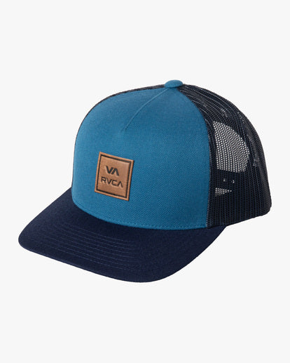 RVCA VA ALL THE WAY CURVED BRIM TRUCKER HAT - FRB