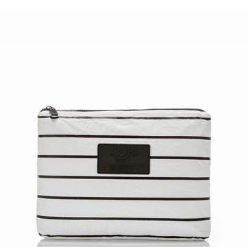 ALOHA COLLECTION MID /  PINSTRIPE BLACK ON WHITE
