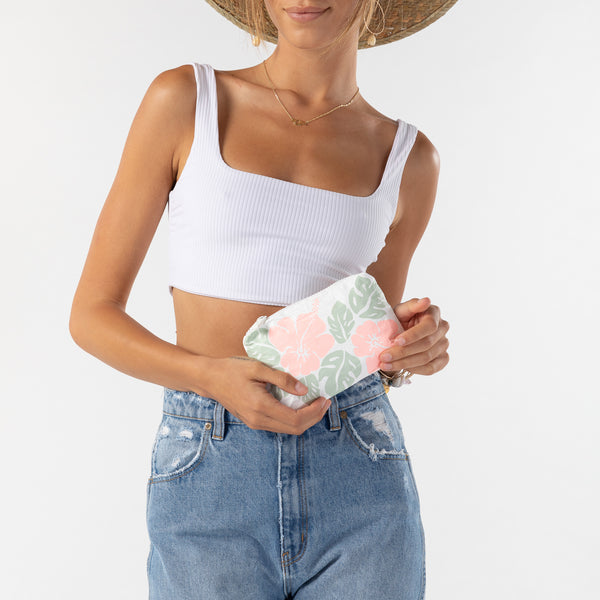 ALOHA COLLECTION MINI / BIG ISLAND HIBISCUS - MELON + SAGE