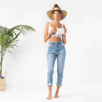 ALOHA COLLECTION MINI / BIG ISLAND HIBISCUS - MELON + SAGE