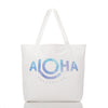 ALOHA COLLECTION REVERSIBLE TOTE / MONSTEREA / DAWN