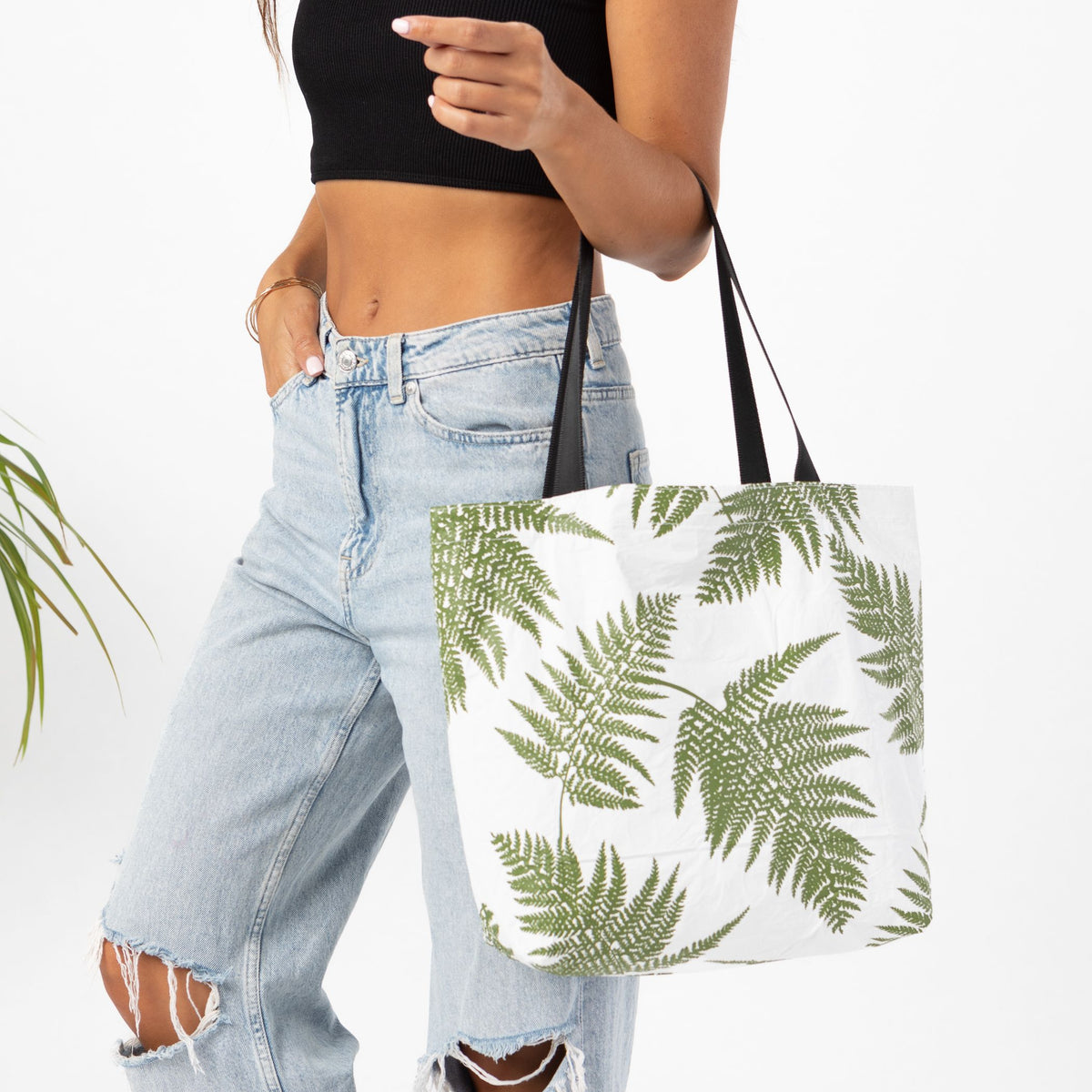 ALOHA COLLECTION REVERSIBLE TOTE / PALAPALAI / SEAWEED