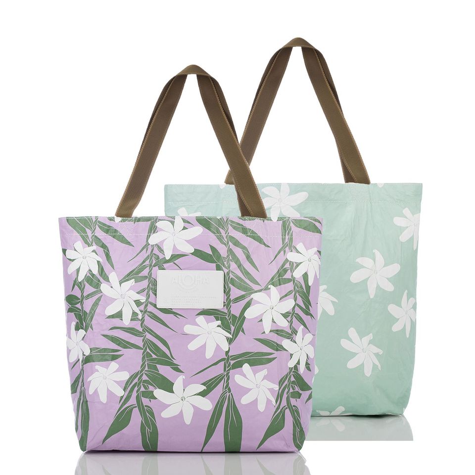 ALOHA COLLECTION  REVERSIBLE TOTE / TIARE TI / MOONRISE