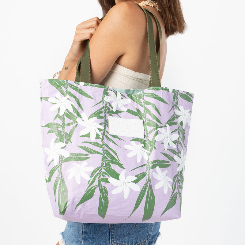 ALOHA COLLECTION  REVERSIBLE TOTE / TIARE TI / MOONRISE