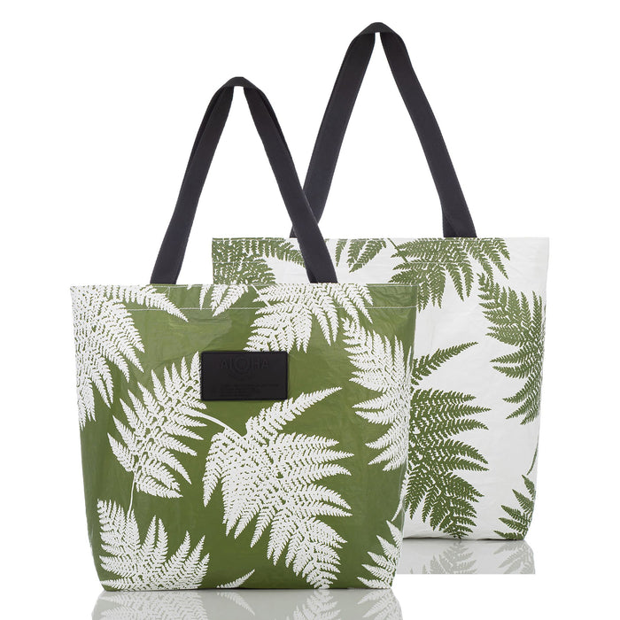 ALOHA COLLECTION REVERSIBLE TOTE / PALAPALAI / SEAWEED