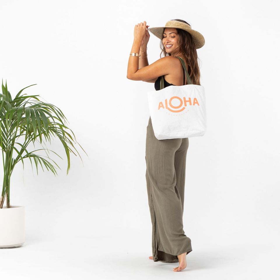 ALOHA COLLECTION REVERSIBLE TOTE / ULU / TANGO – Work It Out