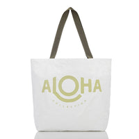 ALOHA COLLECTION REVERSIBLE TOTE / ULU / MATCHA