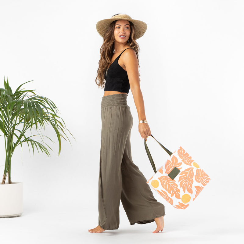 ALOHA COLLECTION REVERSIBLE TOTE / ULU / TANGO