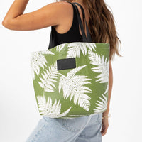 ALOHA COLLECTION REVERSIBLE TOTE / PALAPALAI / SEAWEED