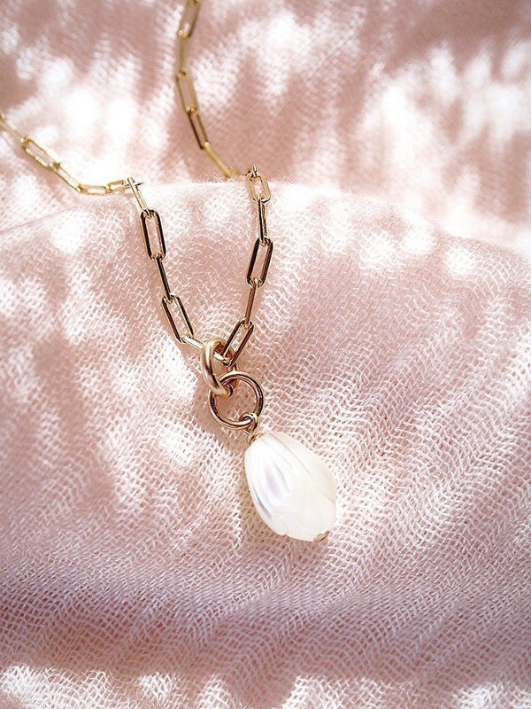 KE ALOHA JEWELRY PIKAKE CHAIN NECKLACE - HUALI 20"