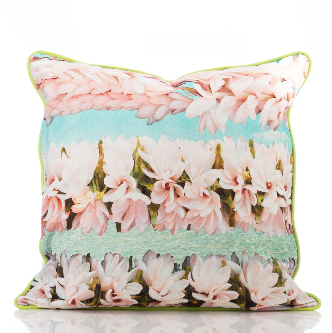 ALOHA COLLECTION PILLOW COVER - TIARE LEI