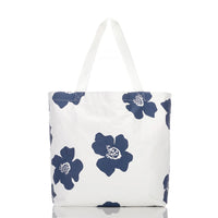 ALOHA COLLECTION REVERSIBLE TOTE / PUA - NAVY/WHITE