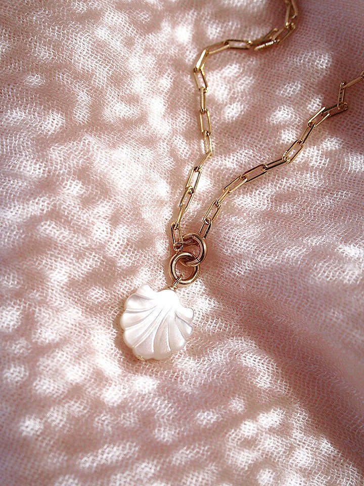 KE ALOHA JEWELRY SEASHELL CHAIN NECKLACE - KAINALU 18"