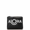 ALOHA COLLECTION SMALL /  ORIGINAL ALOHA - WHITE ON BLACK