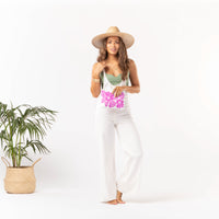 ALOHA COLLECTION SMALL /  BIG ISLAND HIBISCUS CRUSH/WHITE