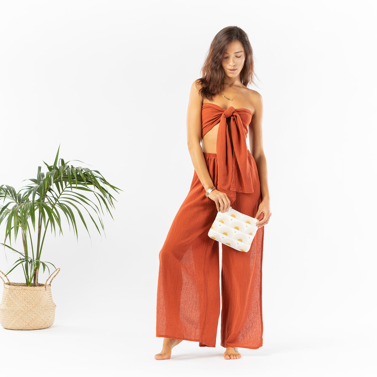 ALOHA COLLECTION SMALL / DELOS MUSTARD