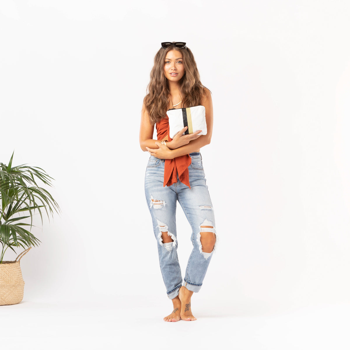 ALOHA COLLECTION SMALL /  LE VOYAGEUR LUX/WHITE
