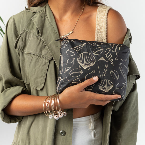 ALOHA COLLECTION SMALL / SEASHORE / MOON SHIMMER/BLACK