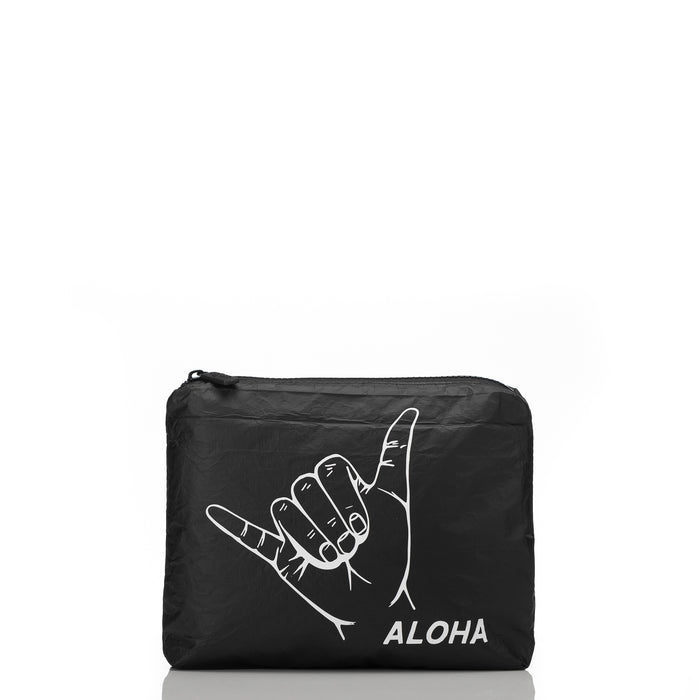 ALOHA COLLECTION SMALL / SHAKA ALOHA / WHITE/BLACK