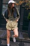 FREE PEOPLE NEXT ROUND SHORT - MUTED SAGE 0870