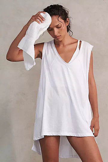 FREE PEOPLE MOVEMENT CITY VIBES TANK - WHITE 5234