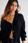 FREE PEOPLE MOVEMENT FOUND MY FRIEND CARDI - BLACK 9716