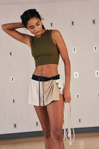 FREE PEOPLE MOVEMENT INVIGORATE SHORT CBLOCK - WHITE COMBO 1100