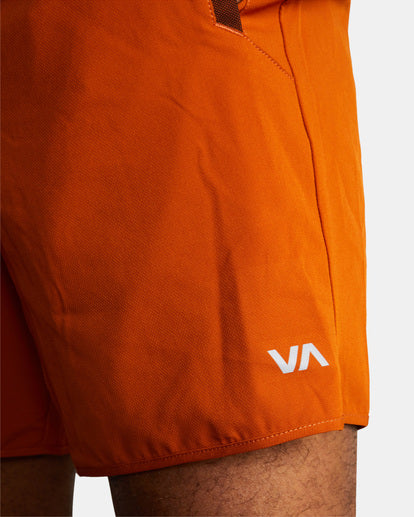 RVCA YOGGER STRETCH ELASTIC SHORTS 17" - KSW0