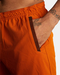 RVCA YOGGER STRETCH ELASTIC SHORTS 17" - KSW0