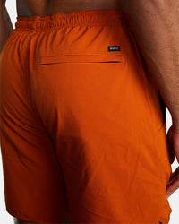 RVCA YOGGER STRETCH ELASTIC SHORTS 17" - KSW0