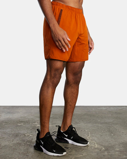 RVCA YOGGER STRETCH ELASTIC SHORTS 17" - KSW0