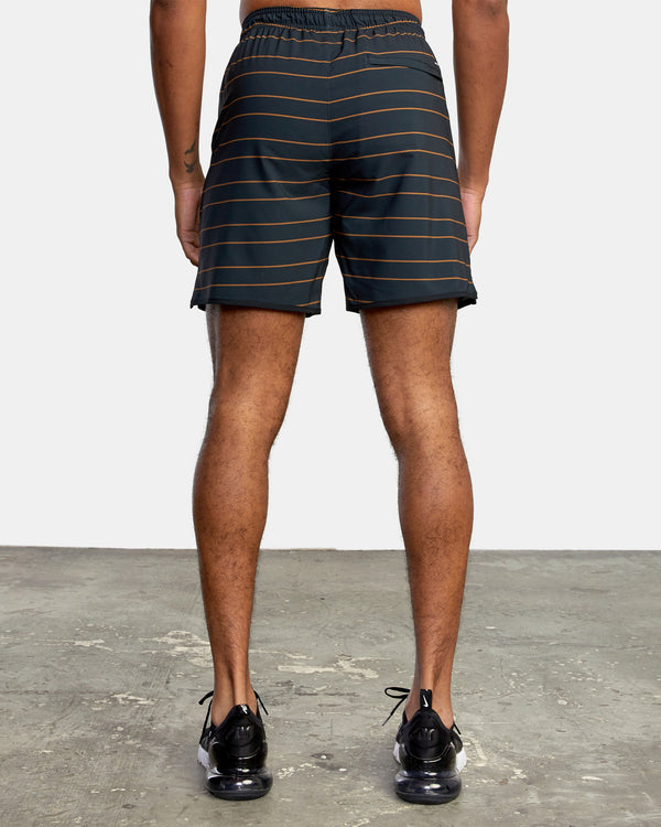 RVCA YOGGER STRETCH ELASTIC SHORTS 17" - KVC3