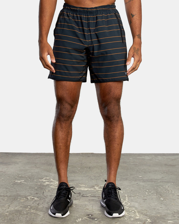 RVCA YOGGER STRETCH ELASTIC SHORTS 17" - KVC3