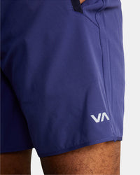 RVCA YOGGER STRETCH ELASTIC SHORTS 17" - PRY0
