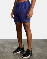 RVCA YOGGER STRETCH ELASTIC SHORTS 17" - PRY0