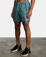 RVCA YOGGER STRETCH ELASTIC SHORTS 17" - WEJ8