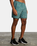 RVCA YOGGER STRETCH ELASTIC SHORTS 17" - WEJ8