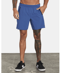 RVCA YOGGER STRETCH ATHLETIC SHORTS 17" - SUU