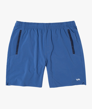 RVCA YOGGER STRETCH ATHLETIC SHORTS 17" - SUU