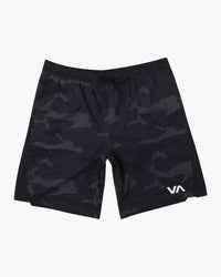RVCA YOGGER FLEX WORKOUT SHORT 18" - CQW0