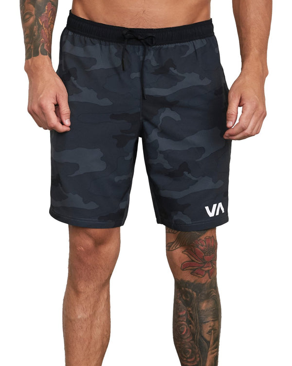 RVCA YOGGER FLEX WORKOUT SHORT 18" - CQW0
