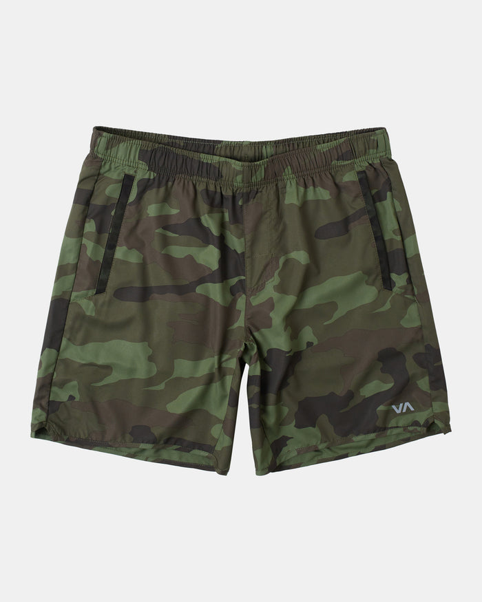 RVCA YOGGER IV ELASTIC SHORTS 17" - GNR6