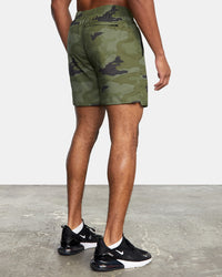 RVCA YOGGER IV ELASTIC SHORTS 17" - GNR6