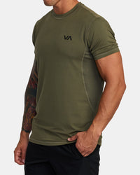 RVCA SPORT VENT PERFORMANCE TEE - OLV