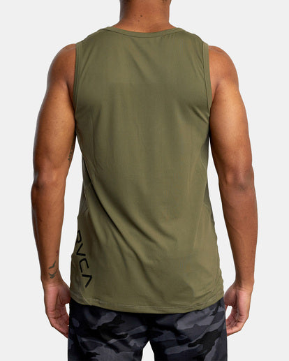 RVCA SPORT VENT TANK TOP - OLV