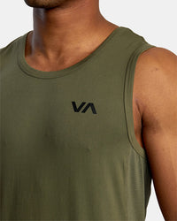 RVCA SPORT VENT TANK TOP - OLV